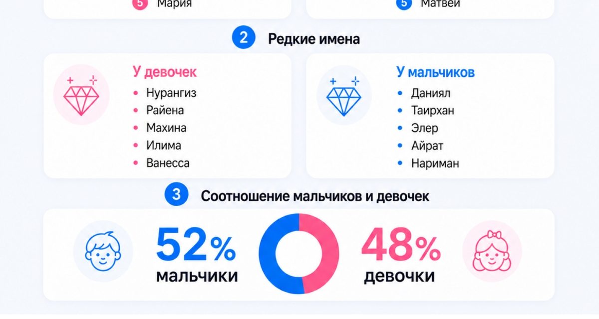 София и Михаил стали самыми популярными именами для детей в Тюменской области