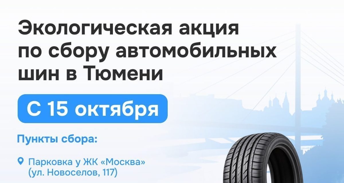 Тюменцы собрали 213 тонн старых покрышек — из них сделают коврики